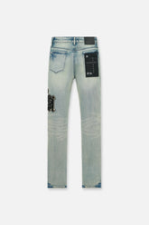 RTA Bryant Skinny Jean Ocean Shade OG Patch Jeans at Gravity NYC